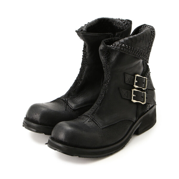 別注】ＫＭＲｉｉ／ケムリ／Ｃｒｕｓｈ Ｓｈｏｒｔ Ｂｏｏｔｓ ０３