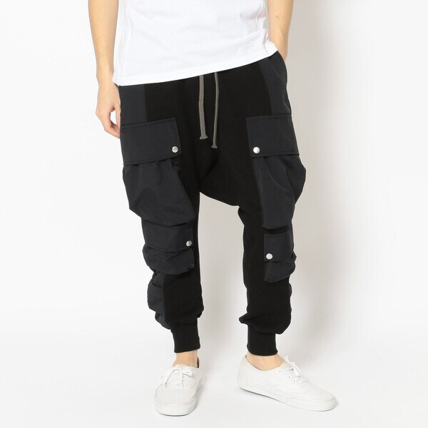 A.F ARTEFACT　サルエルカーゴハーフパンツ　メンズ2 A.F ARTEFACT サルエルカーゴハーフパンツ メンズ2 サルエル パンツ AF