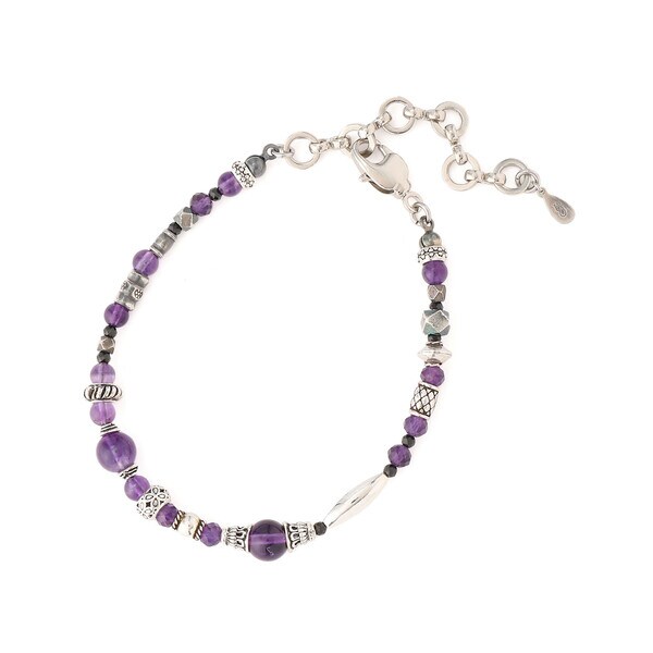 gunda／ガンダ／AMETHYST BR／C／ブレスレット