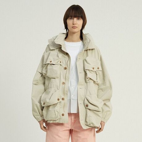 URU／ウル／Hooded／ZipUp Blouson TypeA 