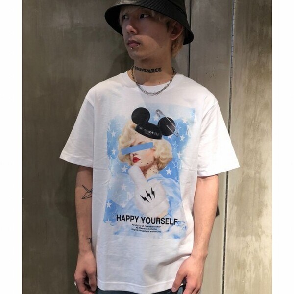 ノーコメントパリ プリントTシャツ メンズ