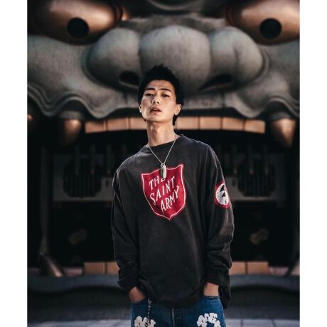 SAINT MICHAEL／セント マイケル／LS TEE VAMPIRE PPLE | ロイヤル 