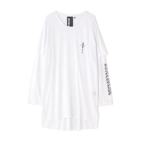 SWITCHBLADE／スイッチブレード／EMBROIDERY LAYERED LS TEE | ロイヤルフラッシュ(ROYAL FLASH) |  マルイウェブチャネル