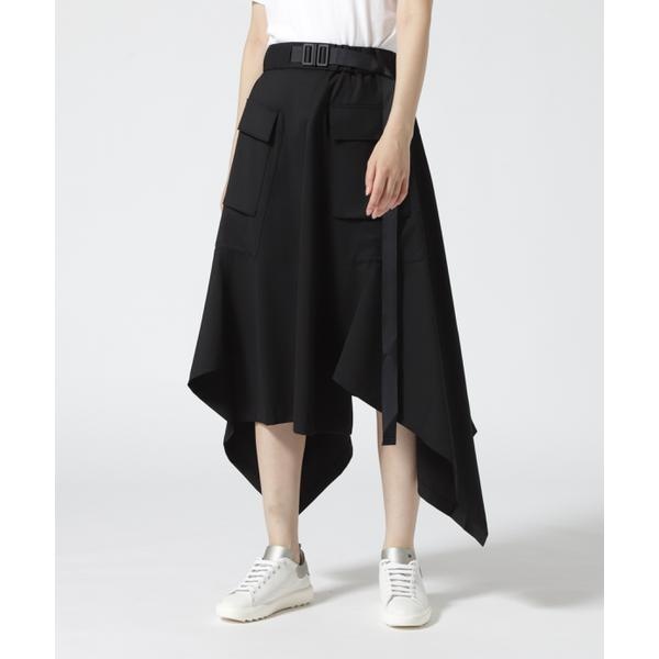 Y-3／ワイスリー／ W CLASSIC REFINED WOOL SKIRT | ロイヤル