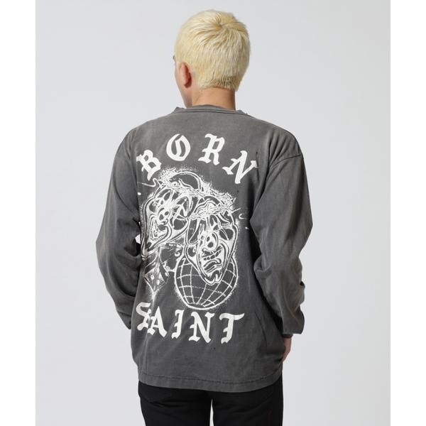 SAINT MICHAEL／セント マイケル／ボーン X レイズド_LS TEE