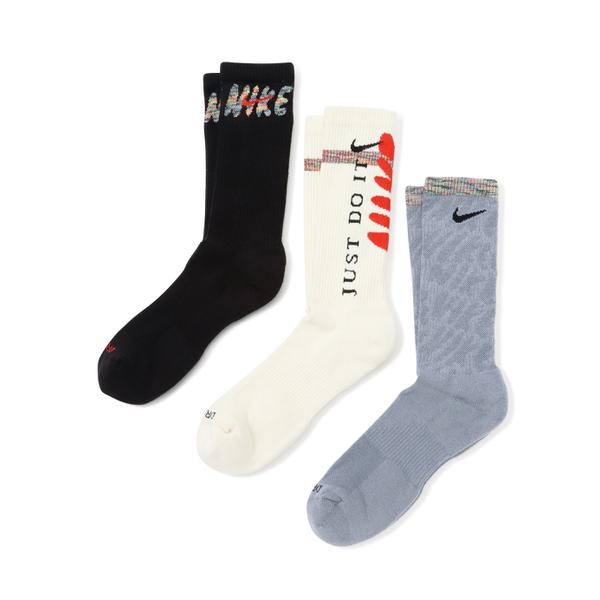 NIKE ／ナイキ エブリデイ プラス クッションド クルー ソックス (3足