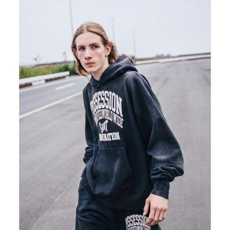 SAINT MICHAEL／セント マイケル／HOODIE POSSESION BLACK | ロイヤル 