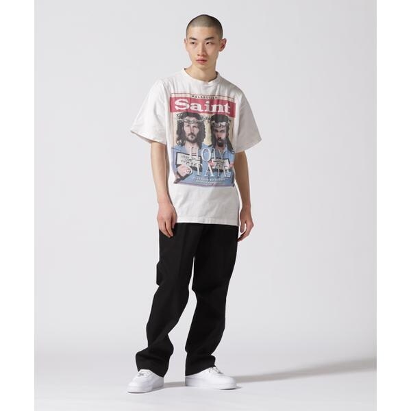 SAINT MICHAEL／セント マイケル／SS TEE／HOLY STATE／WHITE