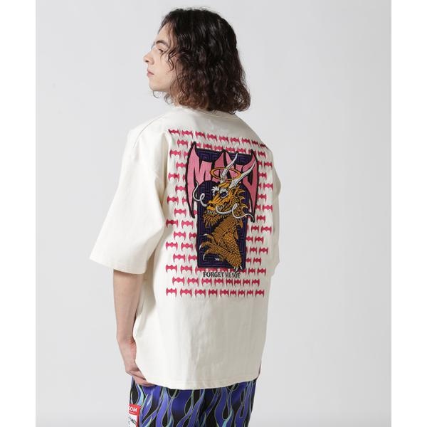 MAYO／メイヨー／MAYO Dragon Embroidery Short Sleeve Tee | ロイヤル