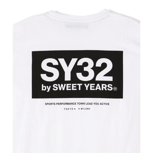 SY32 by SWEET YEARS ／BOX LOGO BACK PRINT TEE | ロイヤルフラッシュ