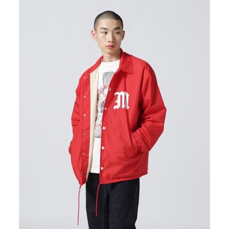 SAINT MICHAEL／セント マイケル／COACH JACKET／M／RED | ロイヤル 