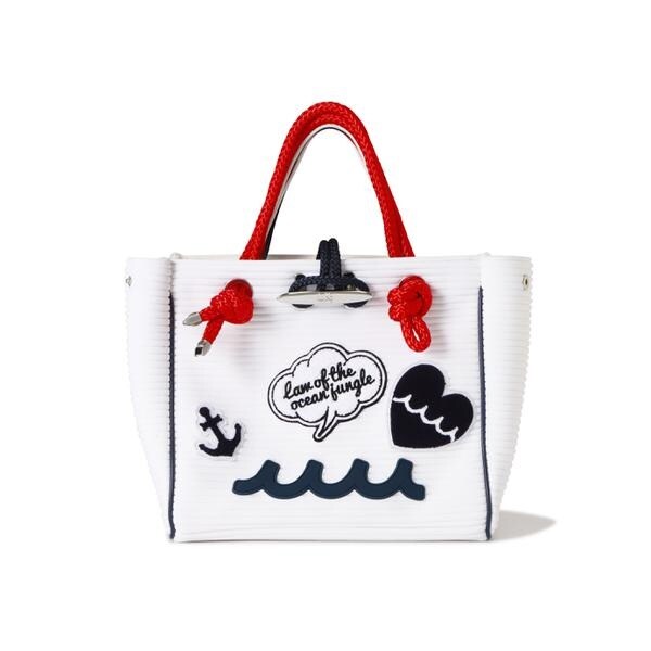 muta MARINE × L4K3／ムータマリン×レイク／ネオプレン生地 ボストン