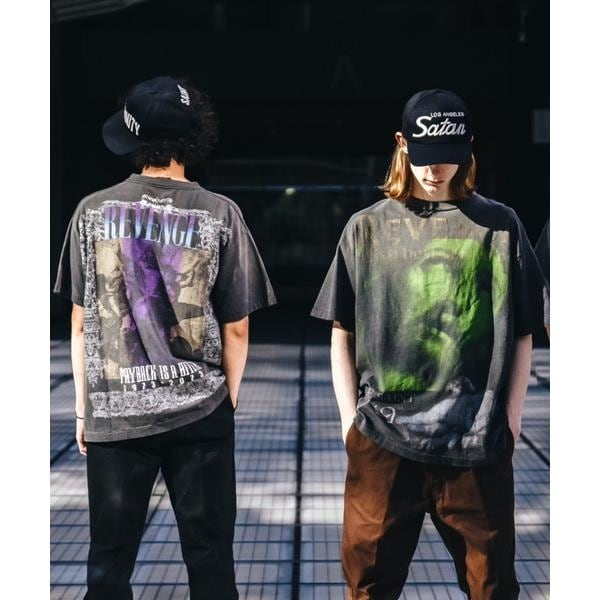 SAINT MICHAEL／セントマイケル × ベルベルジン／SA_SS TEE／REVENGE