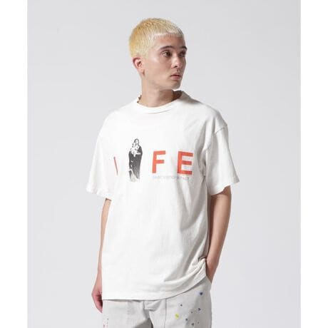 SAINT MICHAEL／セント マイケル／SS TEE／LIFE MARIA／WHITE 