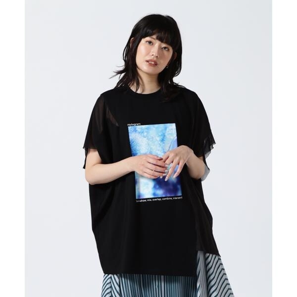 AULA AILA ホログラムフォトTシャツ サイズM〜Lサイズ HOLOGRAM PHOTO