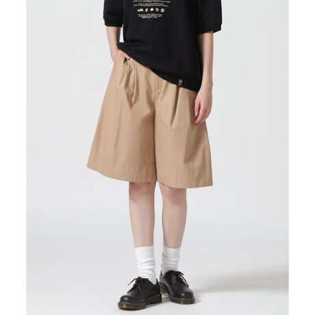 DOUBLE STANDARD CLOTHING／チノタックキュロットパンツ | ロイヤル 