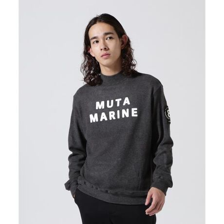 muta MARINE／ムータ マリン／ライトニット モックネックプルオーバー 