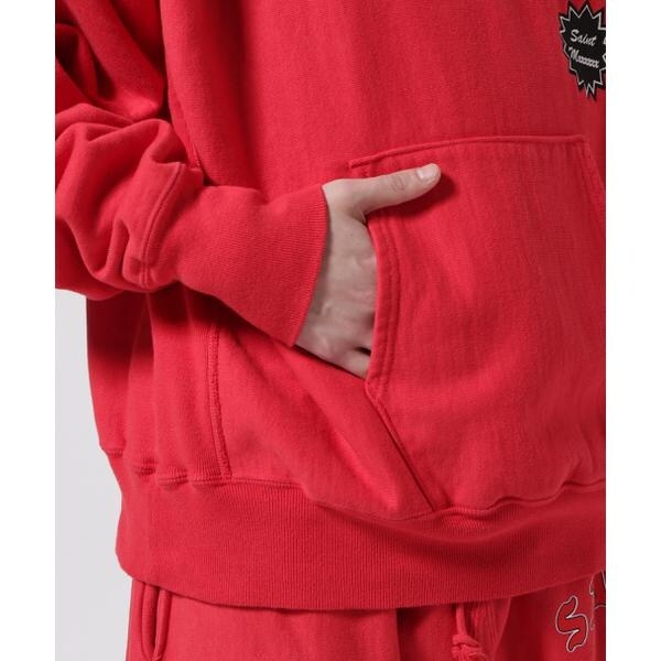SAINT MICHAEL／セント マイケル／HOODIE／ARCH SAINT／RED | ロイヤル