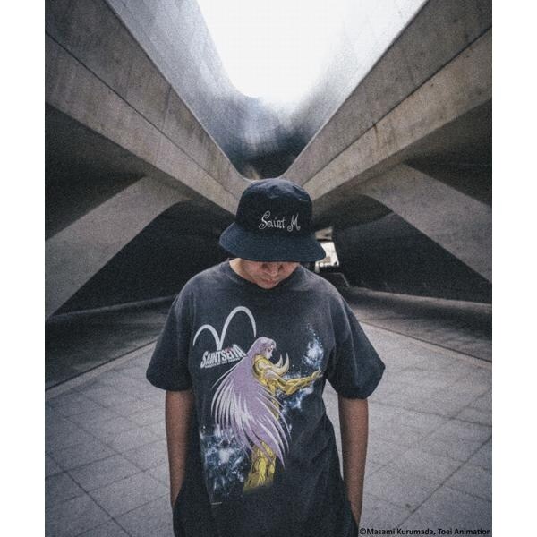SAINT MICHAEL／セント マイケル／聖闘士星矢／SS_SS TEE／MU／BLACK