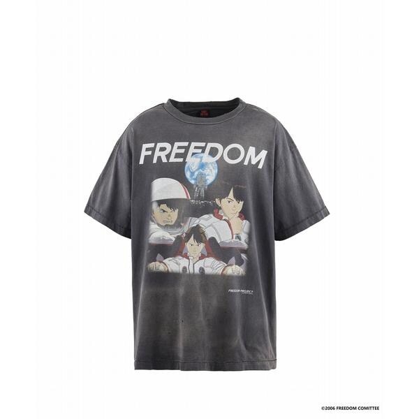 最終値下げ　正規品 セントマイケルFREEDOM SAINT MICHAEL／セント マイケル／FD_SS TEE／FREEDOM／BLACK
