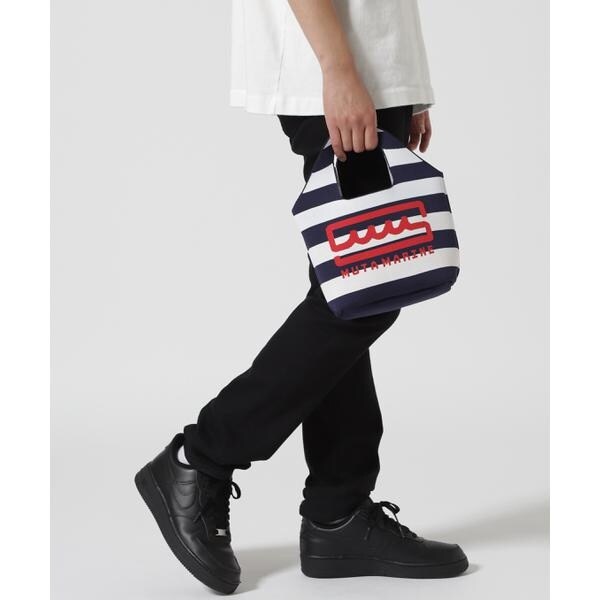 新品タグ付き　muta MARINE ムータ マリン　ニット ミニトートバッグ muta MARINE／ムータ マリン／ニット ミニトートバッグ／MMSG