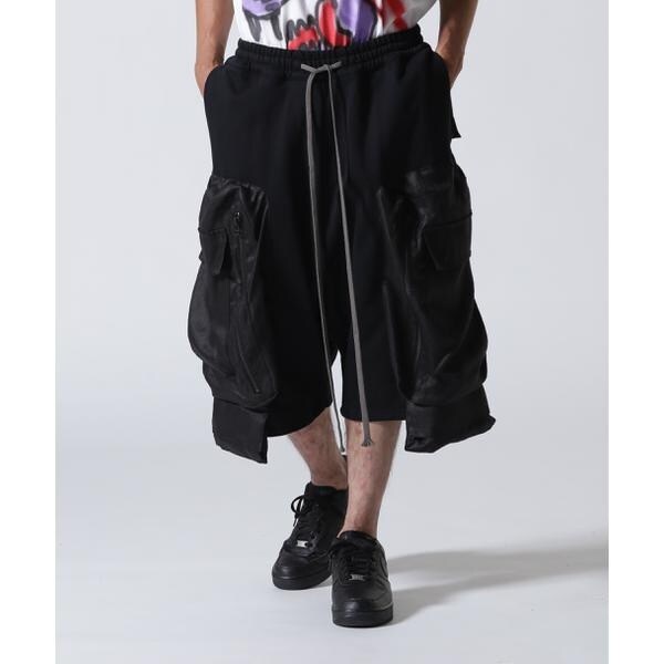 A.F ARTEFACT エーエフ アーティファクト レザー ハーフカーゴパンツ