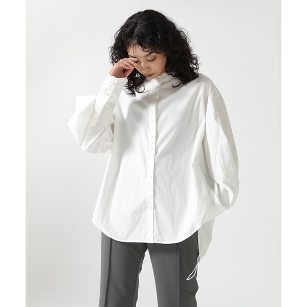 UN3D.／アンスリード／W TRIANGLE TUCK SH／ダブルトライアングル