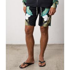 STUD MUFFIN／スタッドマフィン／フラワーリーフ柄ストレッチナイロン ボー