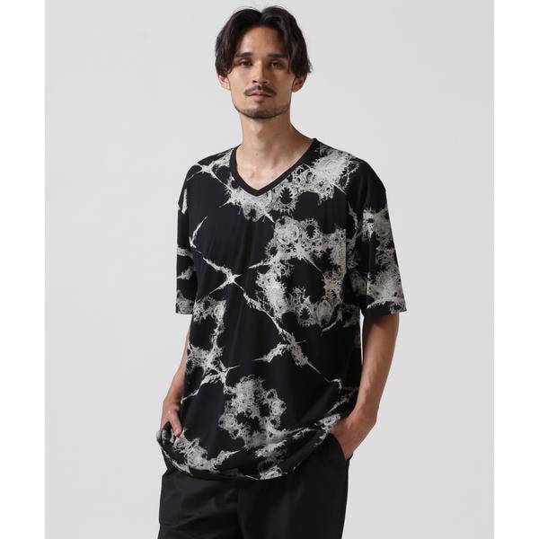 KMRii ケムリ 白 ロンT 長袖 スタッズ KMRii／ケムリ／Cross Magnolia