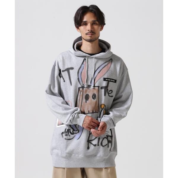 guernika／ゲルニカ／Hand Painted Hoodie - ANONYMOUSE | ロイヤル