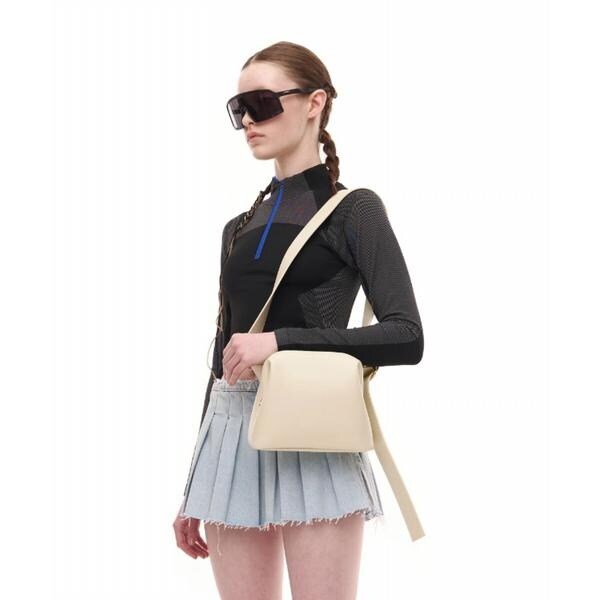 Mini Brot Hobo Bag - Osoi - Leather - Cream