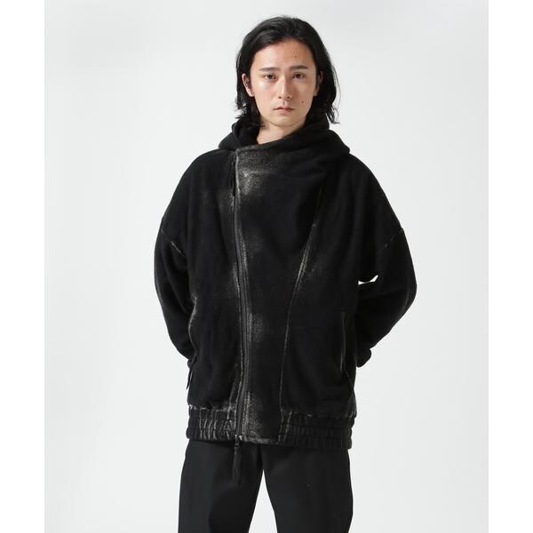 KMRii ケムリ Hooded Twill フード付 パーカー黒