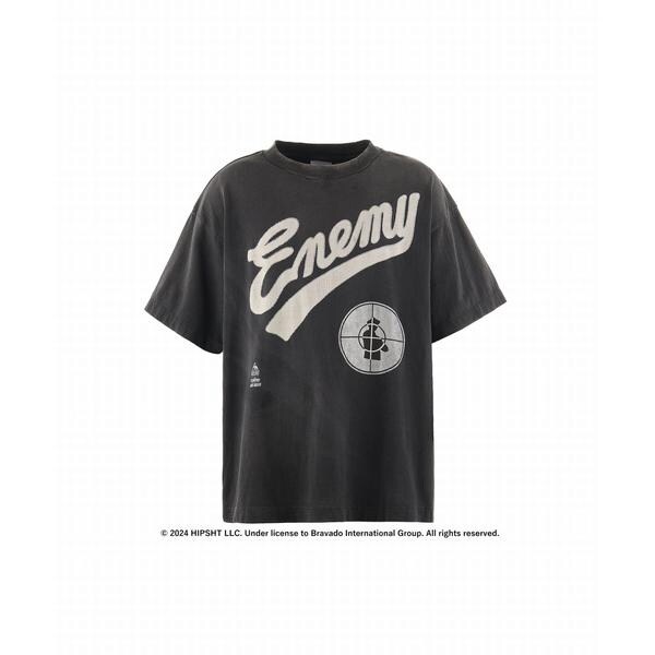 SAINT MICHAEL／セントマイケル／PE_SS TEE／SNT ENEMY／BLACK