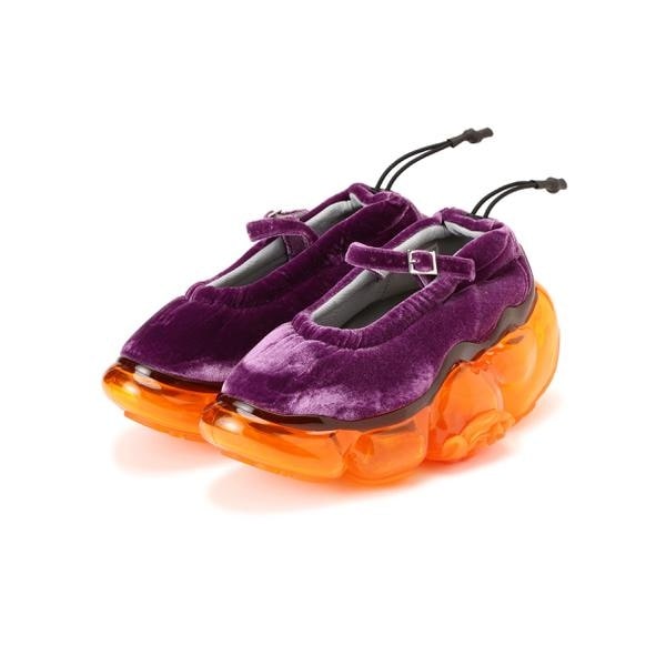 grounds／グラウンズ／MOOPIE PUMPS PURPLE VELVET／ORANGE | ロイヤルフラッシュ(ROYAL FLASH) |  マルイウェブチャネル