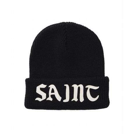 SAINT MICHAEL／セントマイケル／KNIT CAP／SAINT／BLACK | ロイヤル 