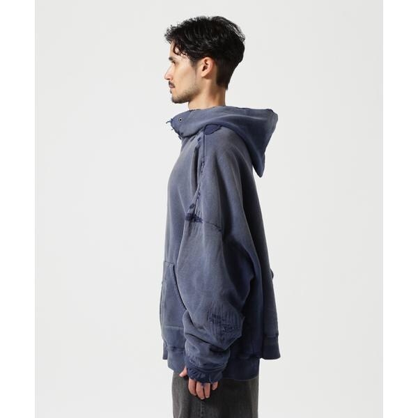 【READYMADE】コットン フーディー DOUBLE FACE HOODIE NVY READYMADE／レディーメイド／DOUBLE FACE HOODIE／NAVY