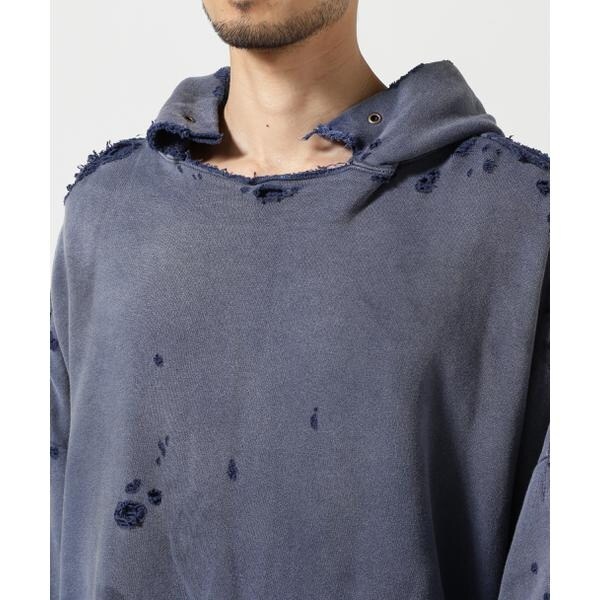 READYMADE／レディーメイド／DOUBLE FACE HOODIE／NAVY