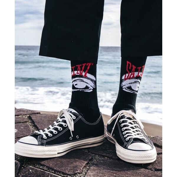SAINT MICHAEL／セント マイケル／SOCKS／EYE／BLACK | ロイヤル