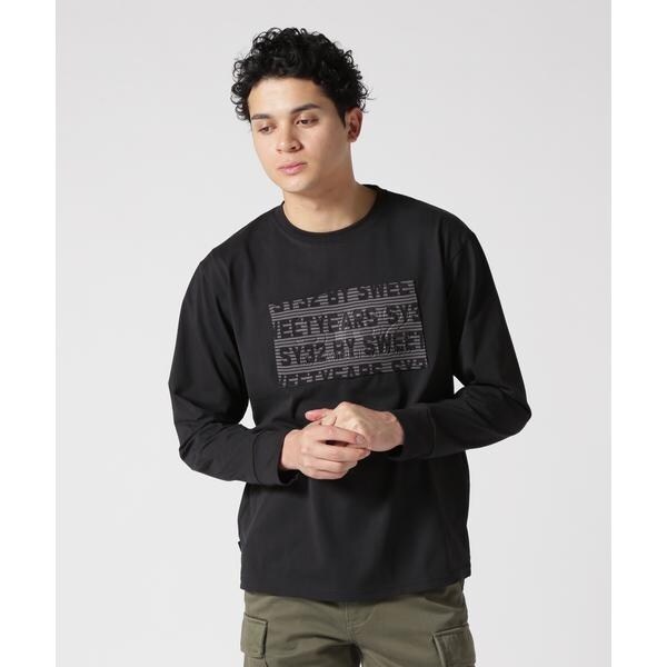 国内発送【SY32 】JACQUARD EMBOSS LOGO L/S TEE JACQUARD EMBOSS LOGO L/S TEE | TOPS,T-SHIRTS | 【公式】SY32