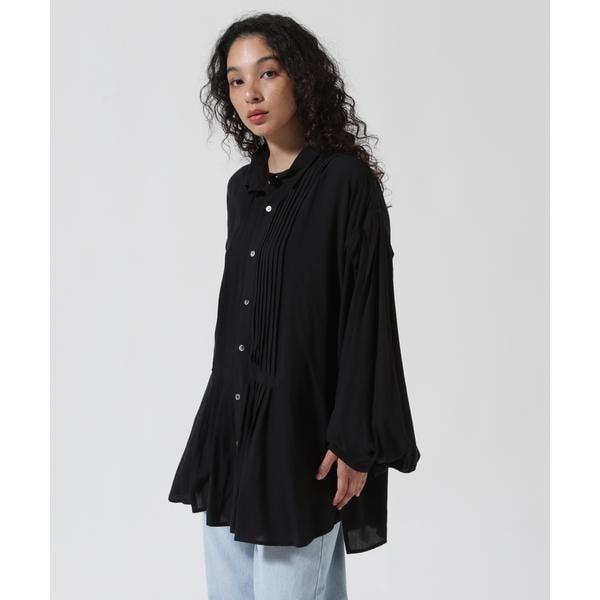 [}C]SHARE SPIRIT^VFA[Xsbg^BALLOON BLOUSE/CtbViROYAL FLASHj ubN