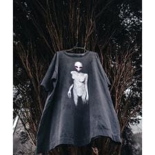 SAINT MICHAEL／セントマイケル／SS TEE ALINE BLACK