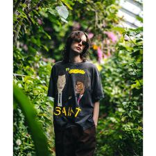 SAINT MICHAEL／セントマイケル／SS TEE RAPTURE BLACK