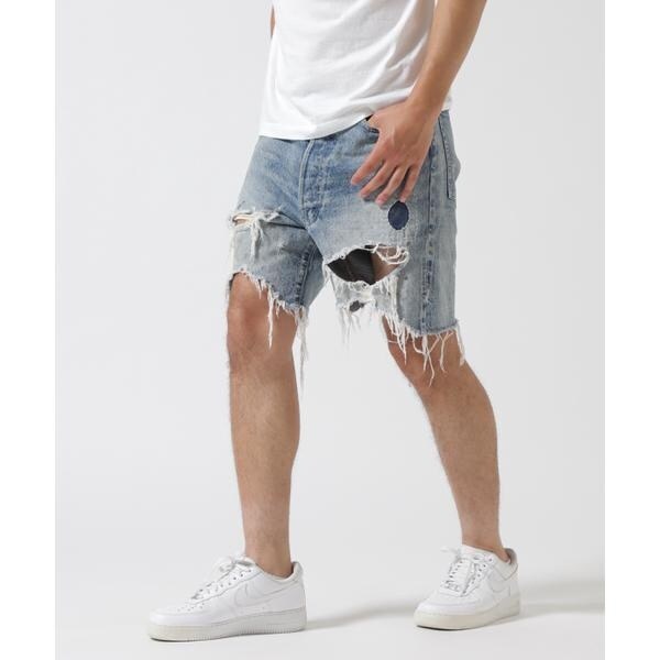 SAINT MICHAEL／セントマイケル／SWEAT PANTS／MX／NAVY／ロイヤル