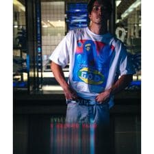 SAINT MICHAEL／セントマイケル／BAPE_SS TEE／GOD／WHITE