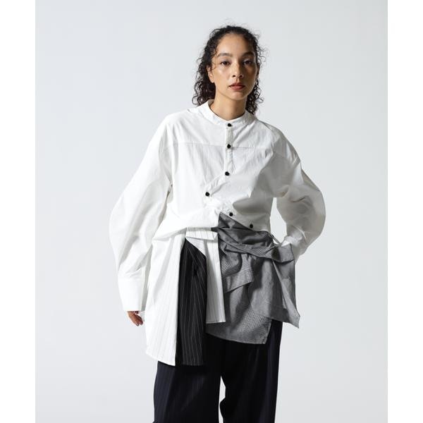 UN3D.／アンスリード／W TRIANGLE TUCK SH／ダブル