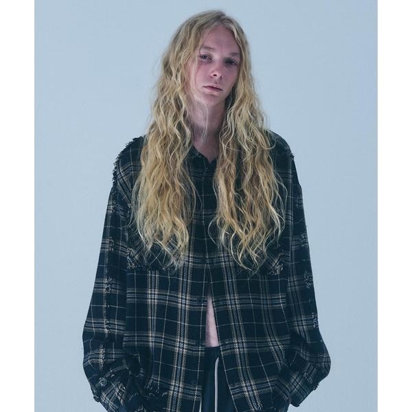 [}C]FR(13)NDS^tY^PIGMENT CHECK SHIRT/CtbViROYAL FLASHj ubN