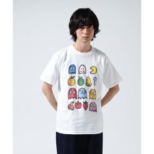 guernika×パックマン／PAC-MAN PAINT T-SHIRT／PAC-MAN CHARA