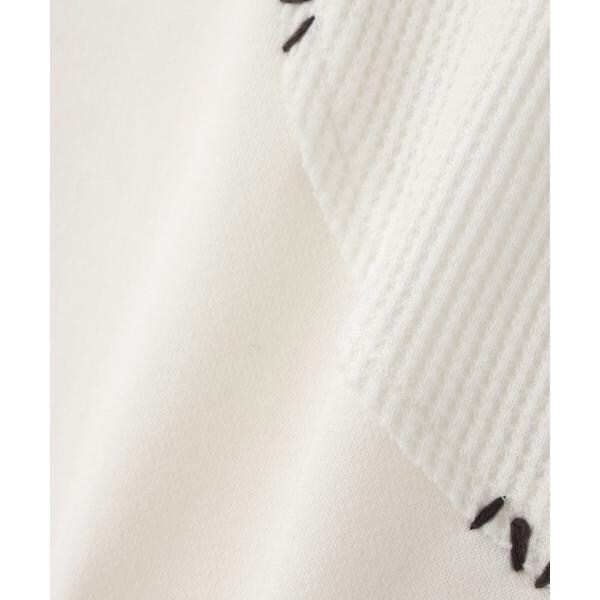 AULA AILA／アウラアイラ／別注ステッチデザインプルオーバー