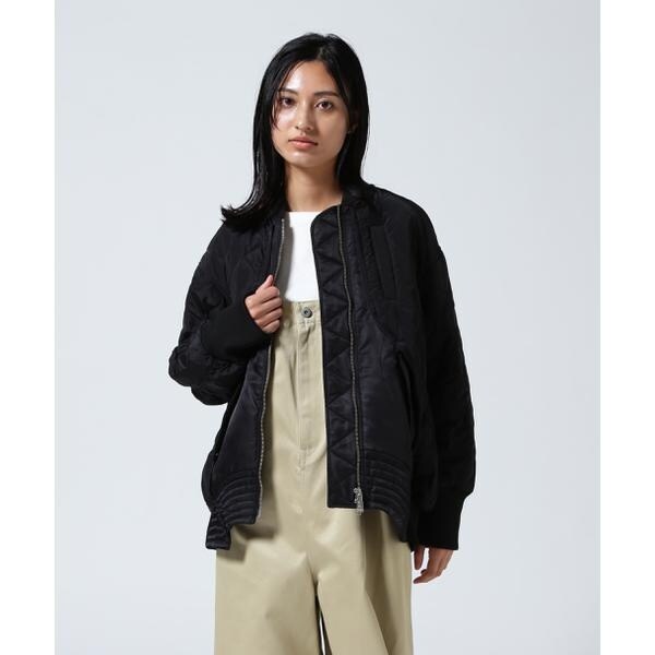 AULA AILA／アウラアイラ／別注チュールレイヤードレースブルゾン