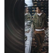 SAINT MICHAEL／セントマイケル／BAPE ZIP HOODIE／SAHARK／CAMO